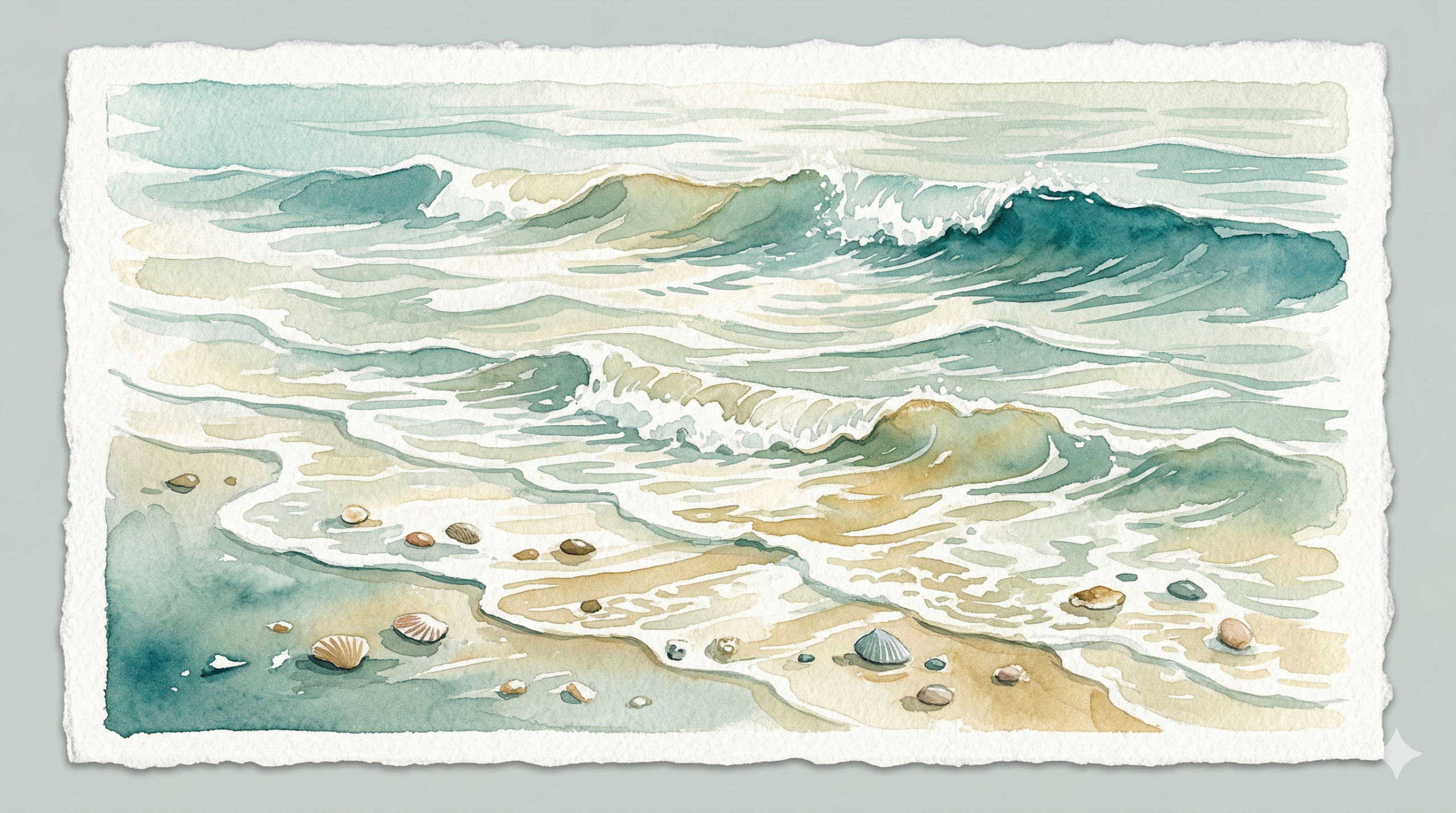 Japanese watercolor painting for bipolar disorder cycling