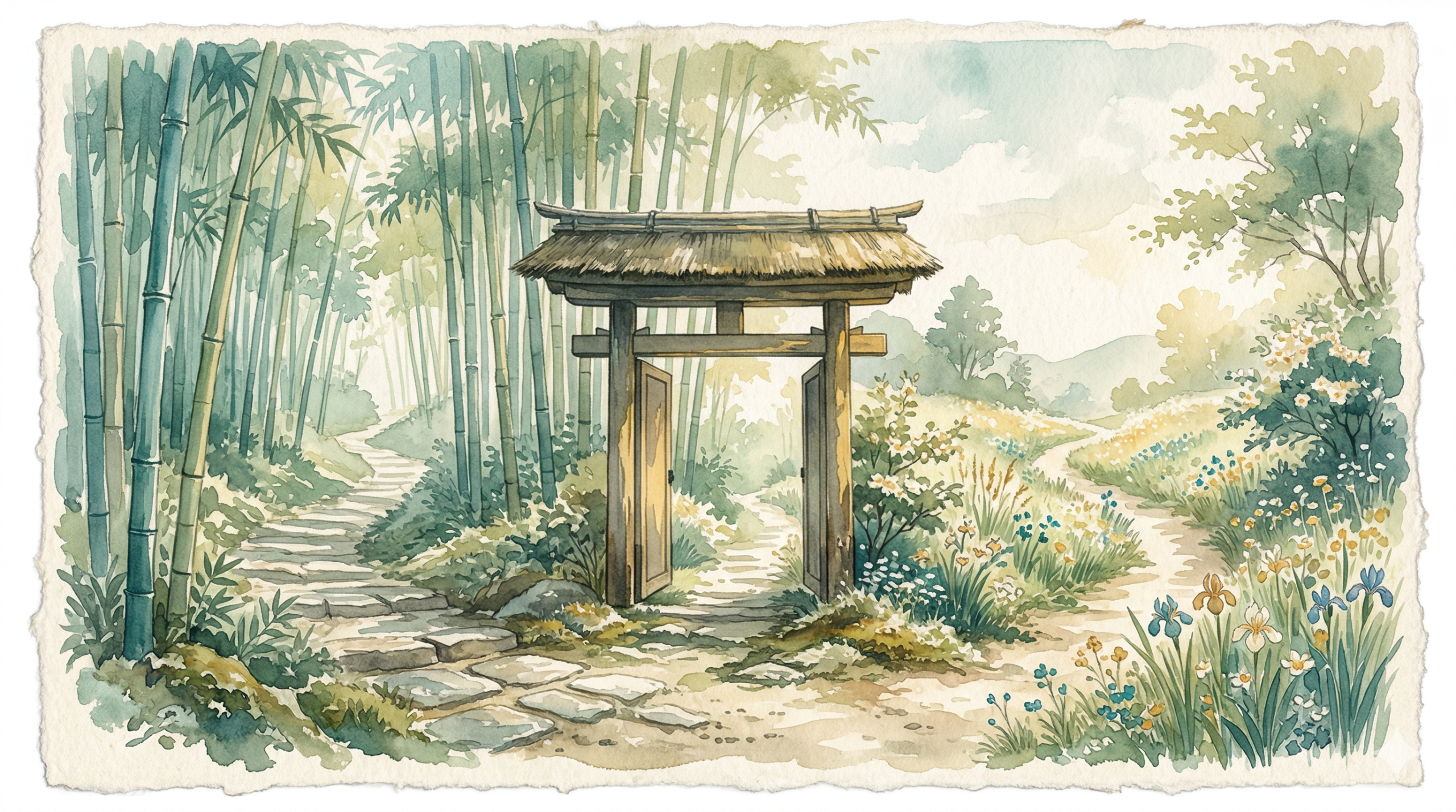 Japanese watercolor painting for bipolar disorder versus borderline personality disorder