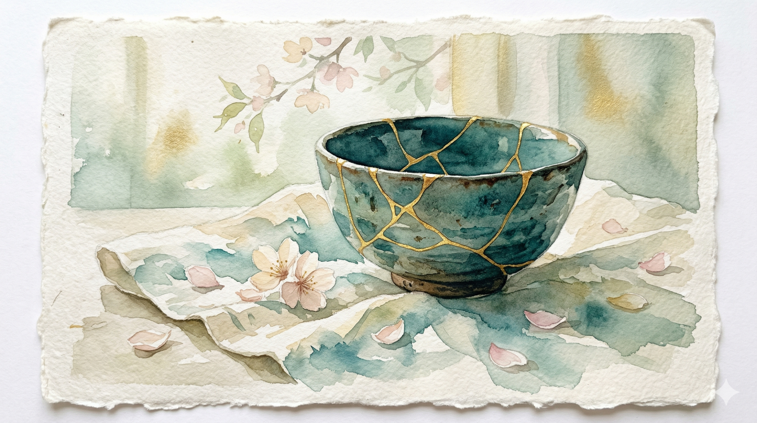 Japanese watercolor painting for can bipolar be caused by trauma
