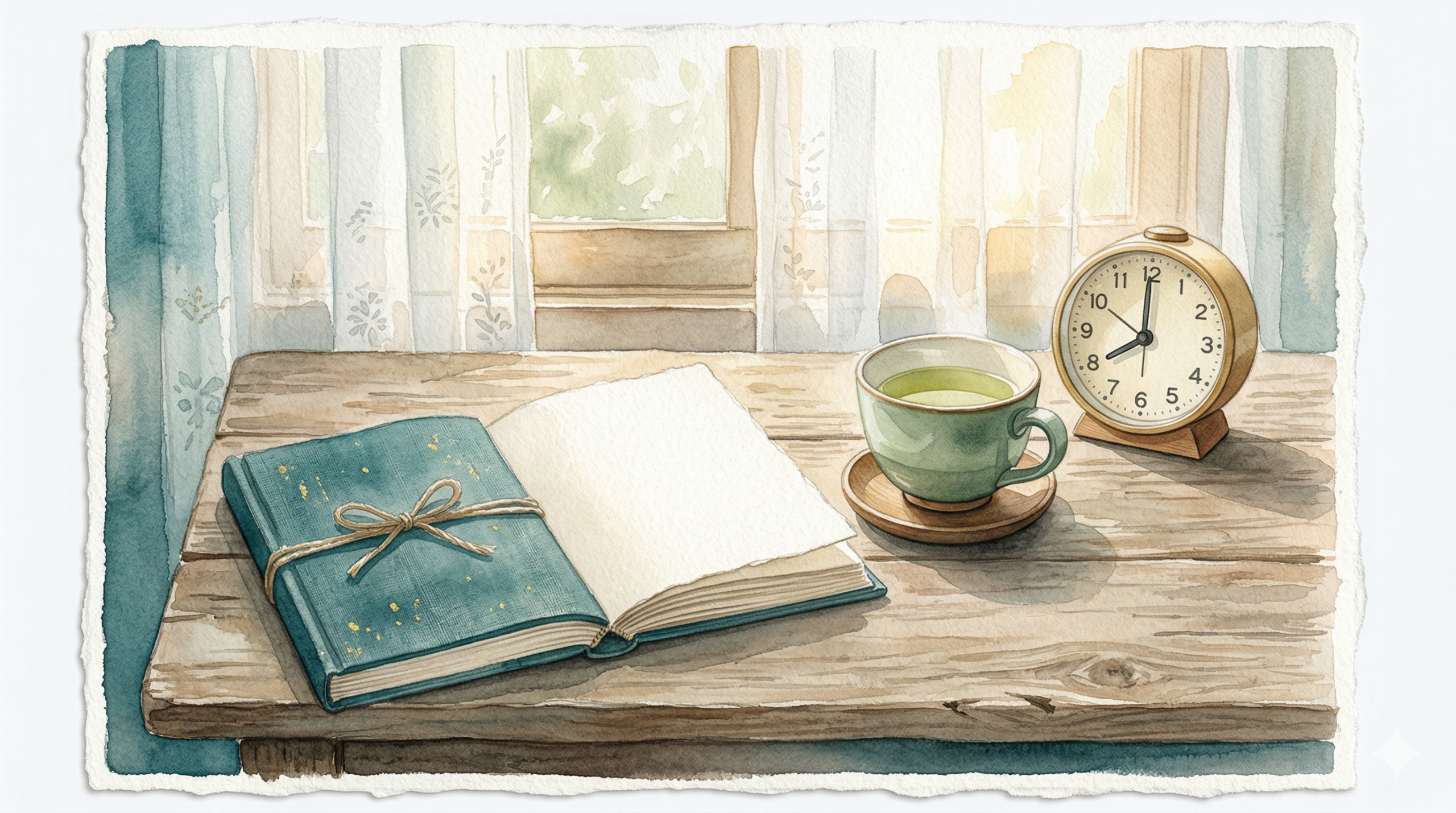 Japanese watercolor painting for ipsrt bipolar therapy
